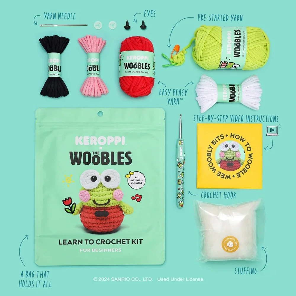 The Woobles learn crochet